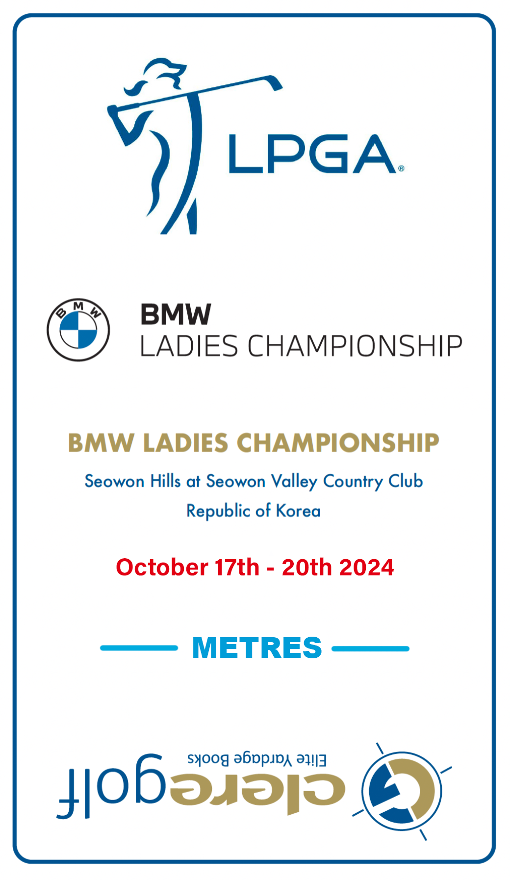 BMW LADIES CHAMPIONSHIP 2024