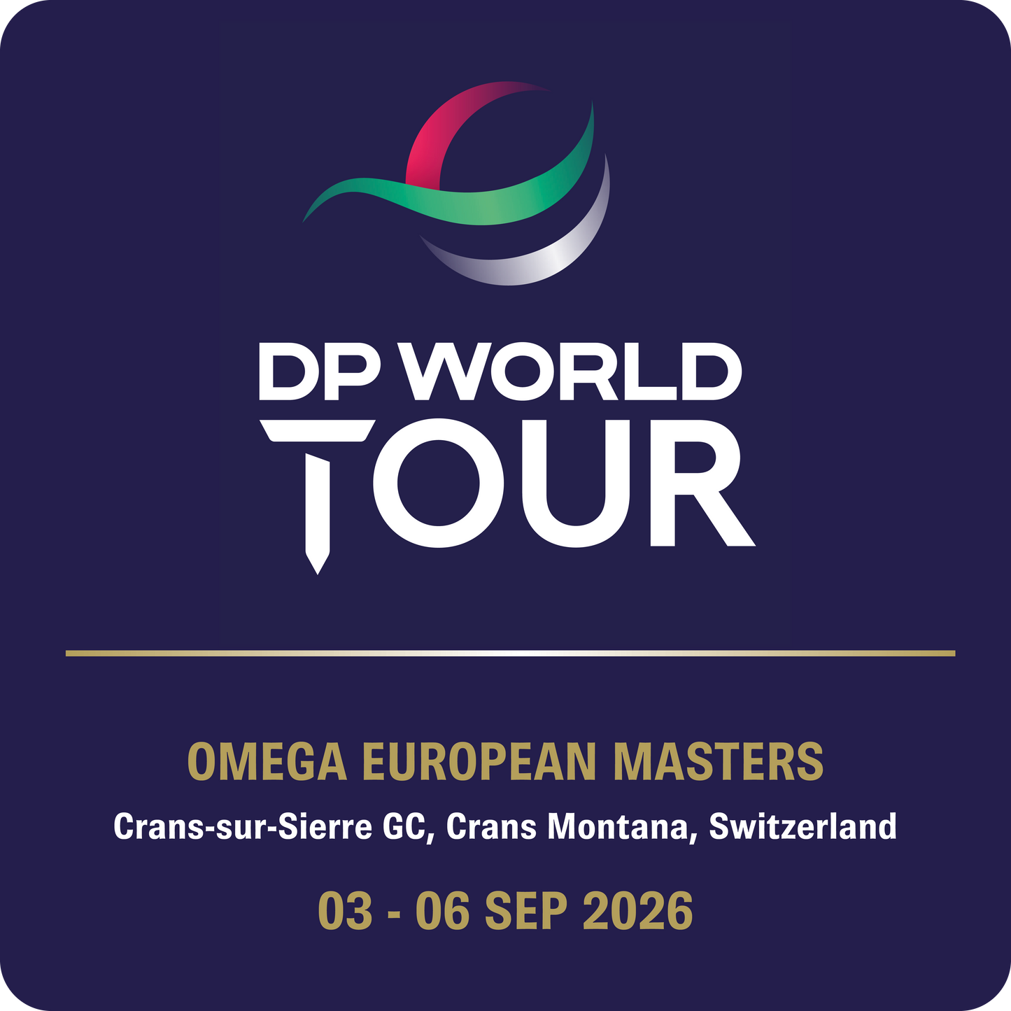 Omega European Masters Yardage Book